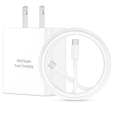 JUNVANG 45W USB C Fast Charger, Type C Charger Fast Charging Wall Block with 6FT C to C Cable Cord for Google Pixel 8/8 Pro, Samsung Galaxy S24 Ultra/S24/S24+/S23 Ultra/S23, Note 20, Galaxy Tab S9/S8